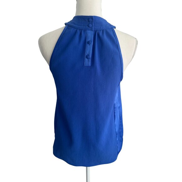JOHNSTON & MURPHY Blue Button Collar Tank Top Size XS - Picture 5 of 6